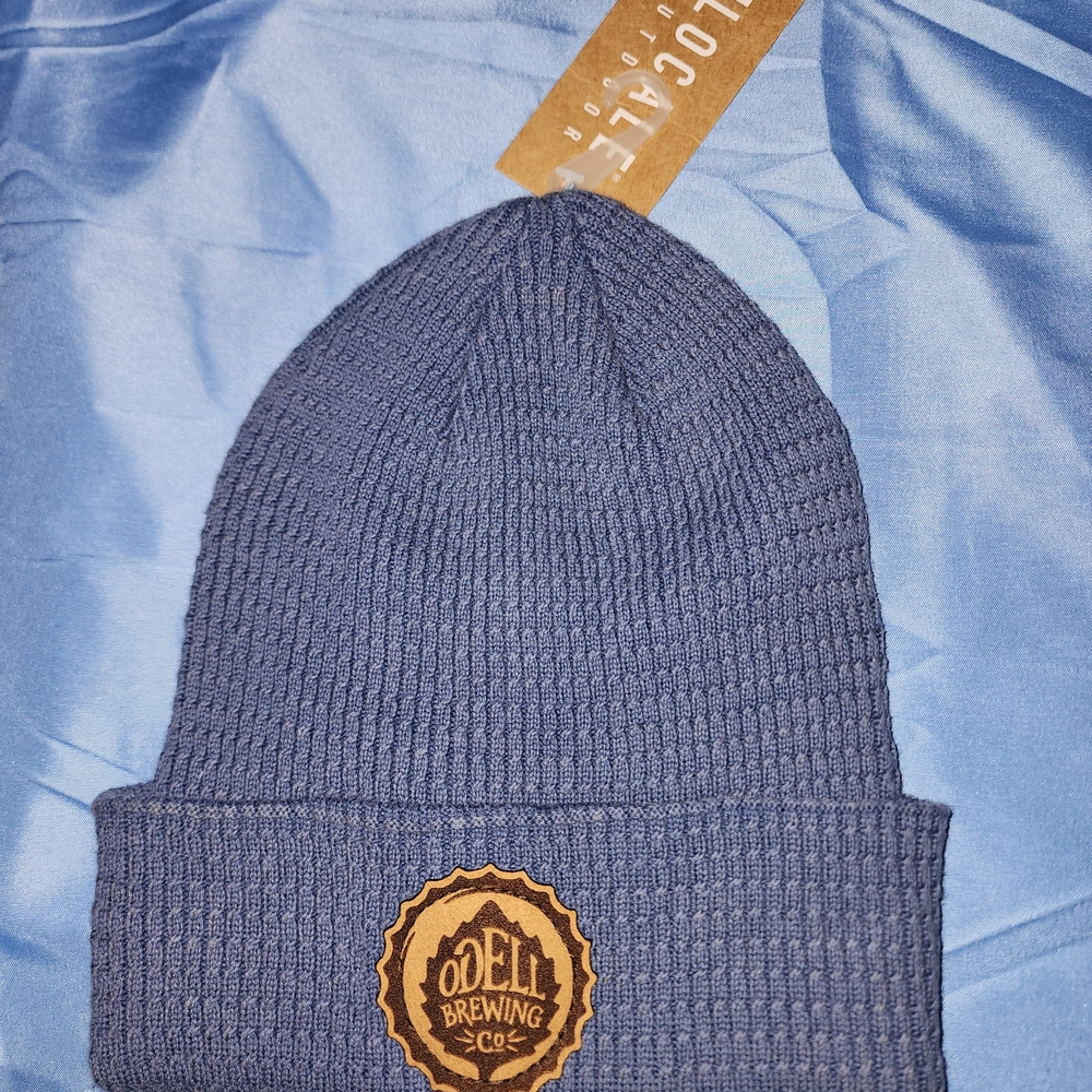 LOCALE OUTDOOR DRIFT BEANIE DENIM-WASHED COTTON ONE SIZE FITS MOST-UNISEX NWT...